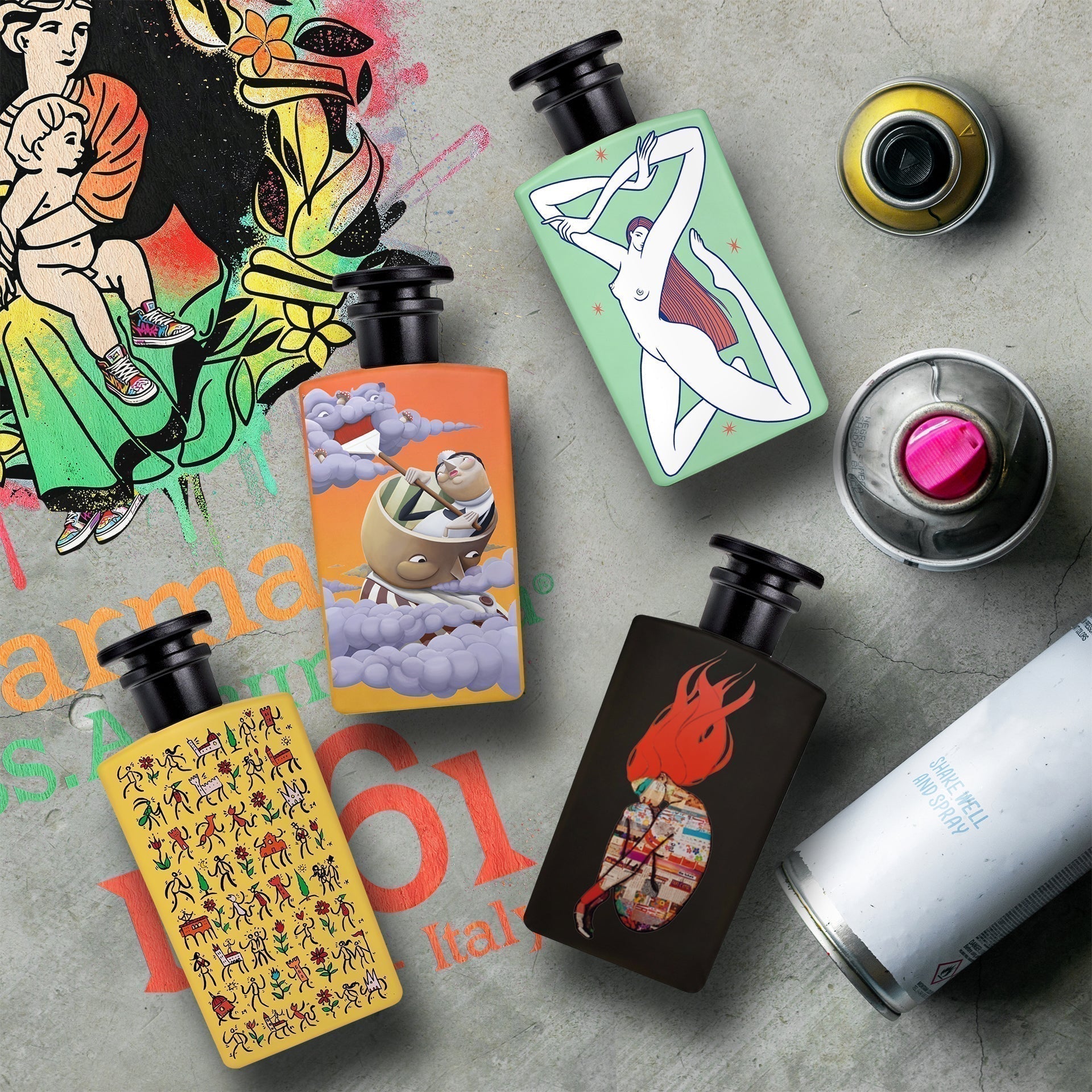 Street Art Fragrances: la nuova linea di profumi ispirata all’arte urbana contemporanea
