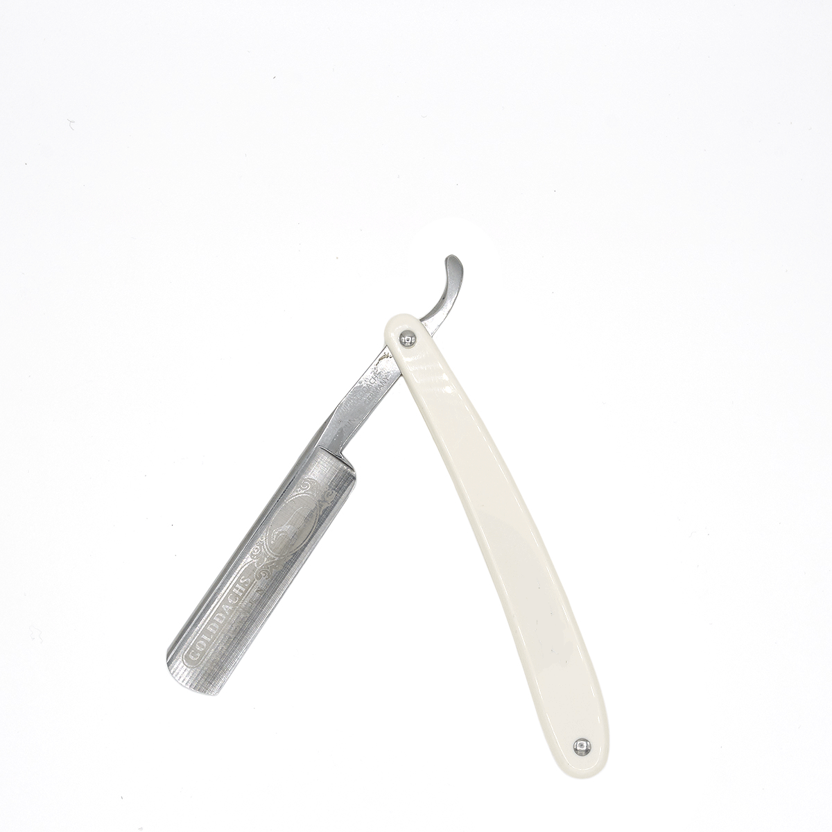 Coltello da barba in resina bianco