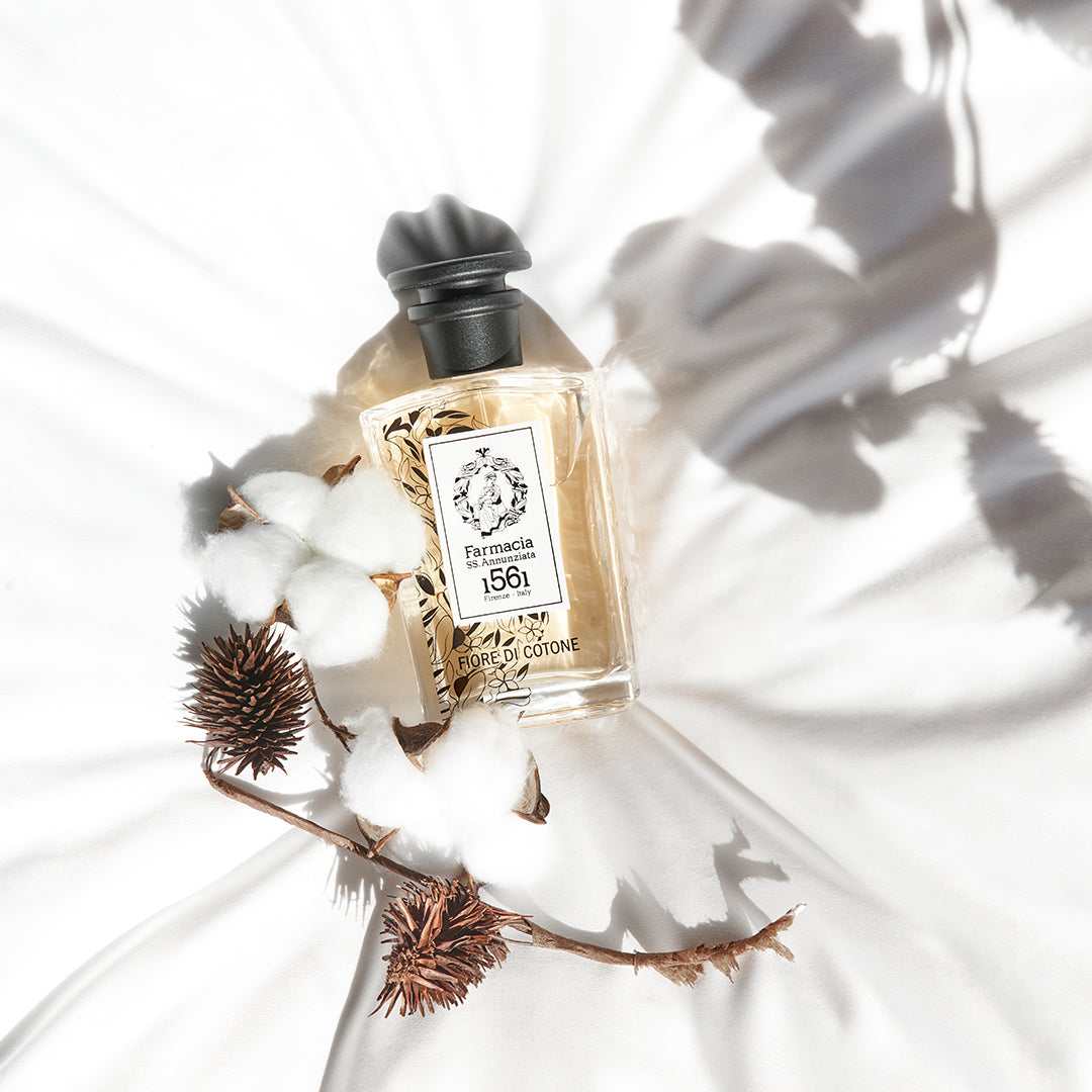 profumo ai fiori di cotone